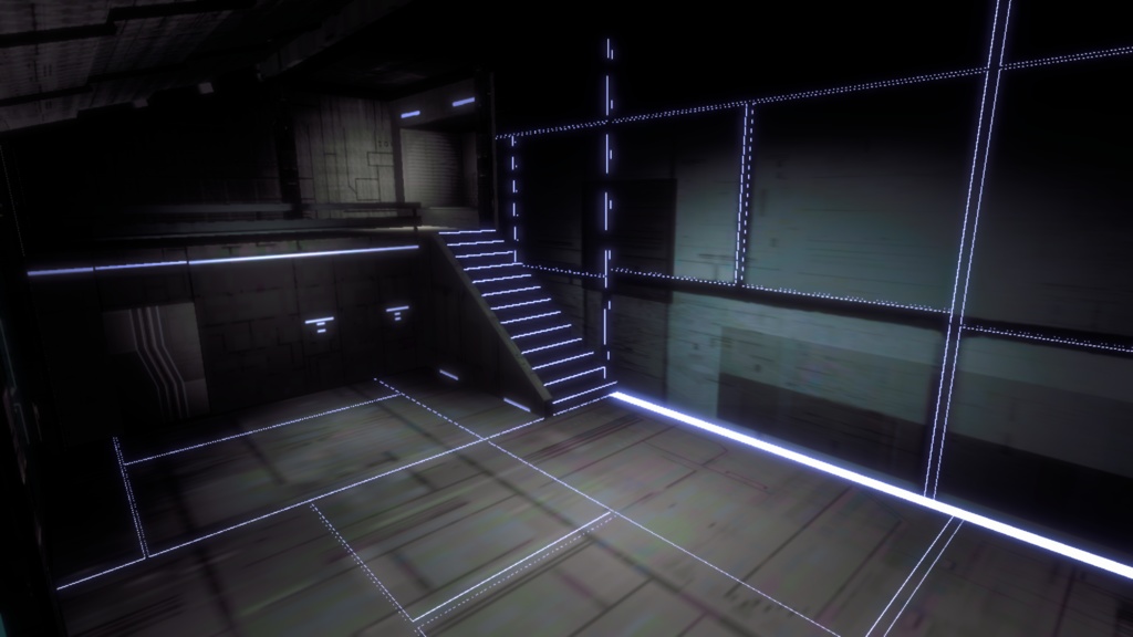 3Dモデル「サイバーパンク部屋」 ※アニメーション付き