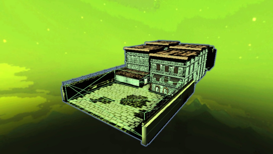 3Dモデル「アメコミ風の街」-URP-