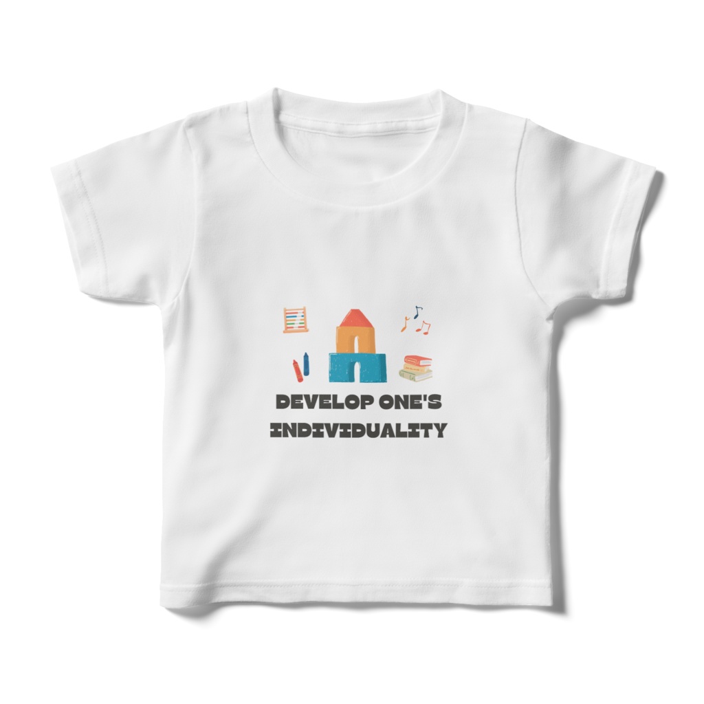 積み木 キッズTシャツ