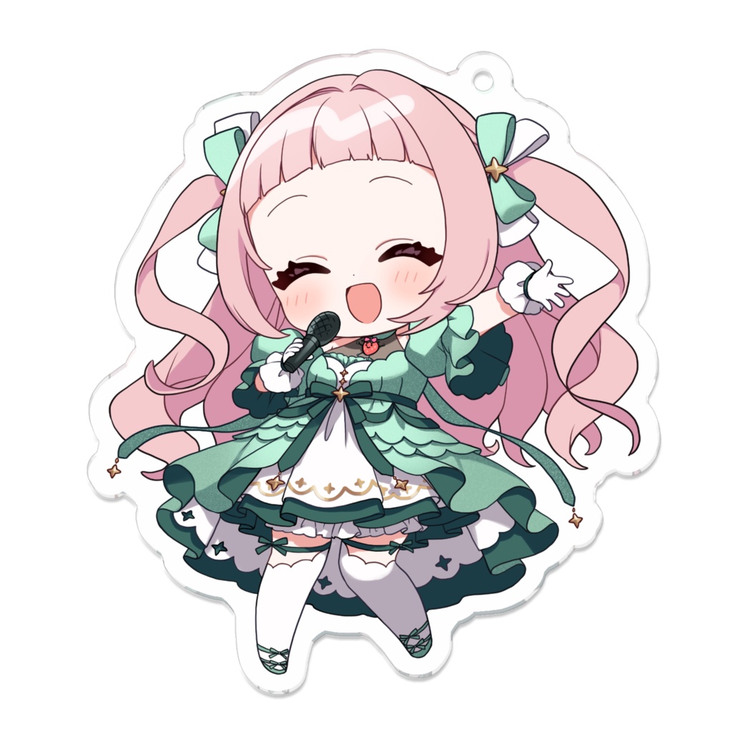 【オリジナル楽曲記念グッズ】いちごアクリルキーホルダー（ストロベリーラインver）