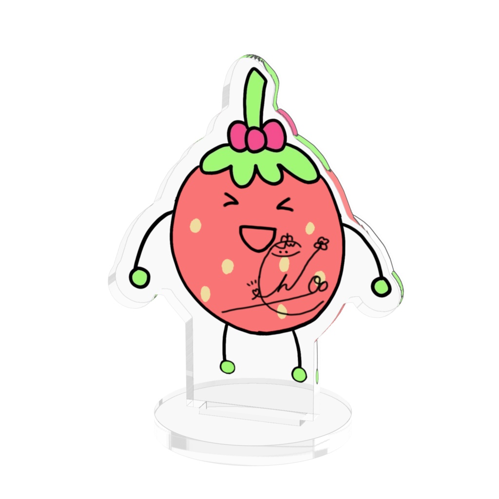 【オリジナル楽曲記念グッズ】いちごアクリルスタンド