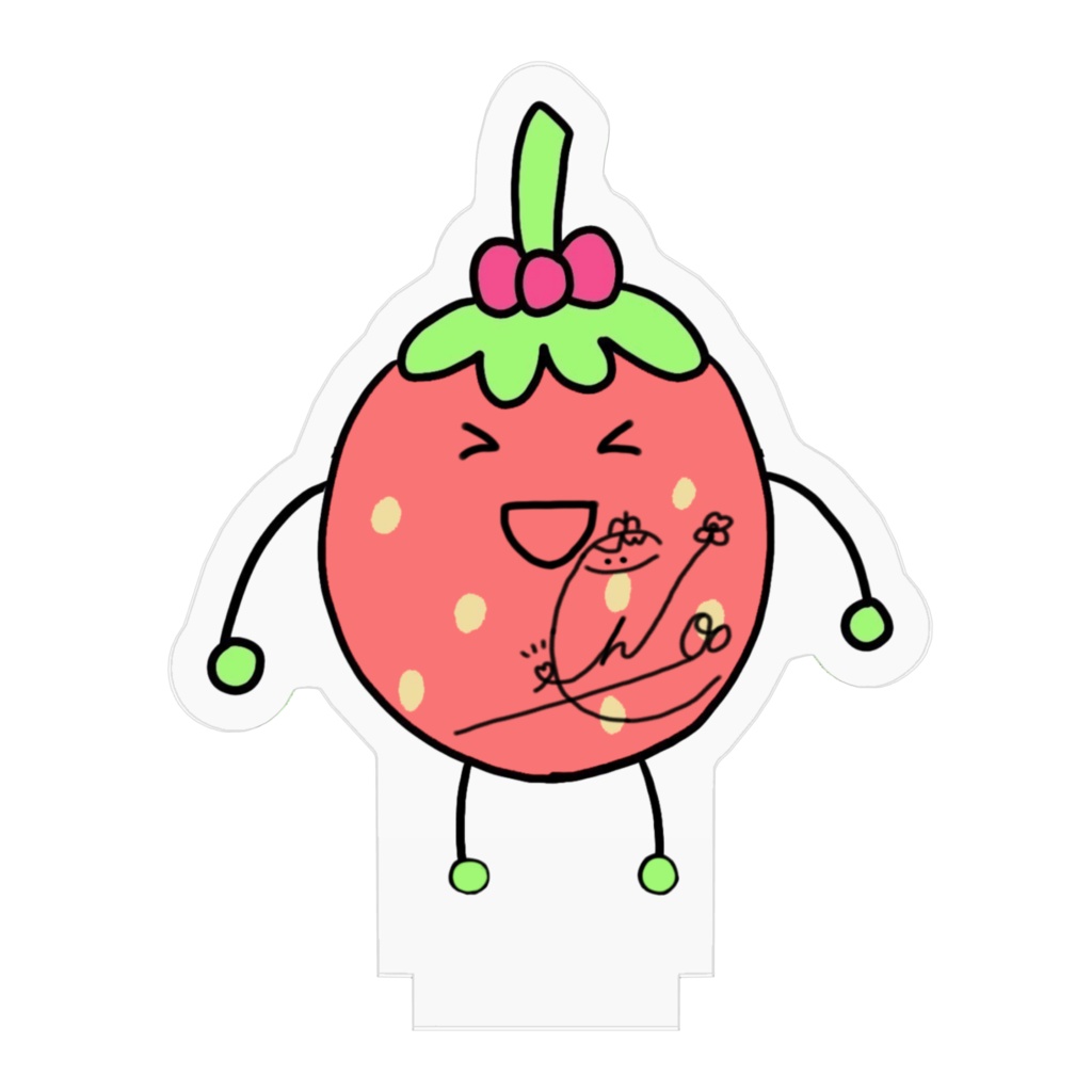 【オリジナル楽曲記念グッズ】いちごアクリルスタンド