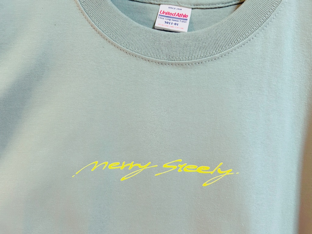 merry steelyロンT(4色展開)