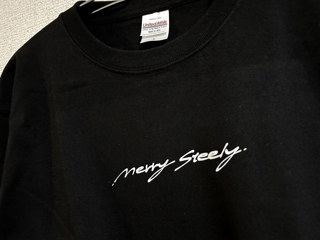 merry steelyロンT(4色展開)