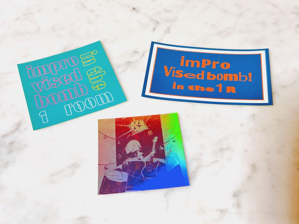 Improvised bomb in the 1 Room ステッカーセット