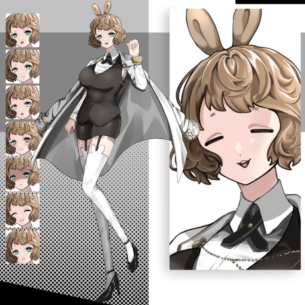 【全身立ち絵4種セット】