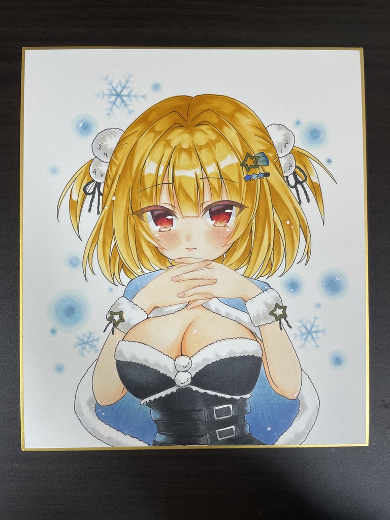ふわふわ雪の女の子