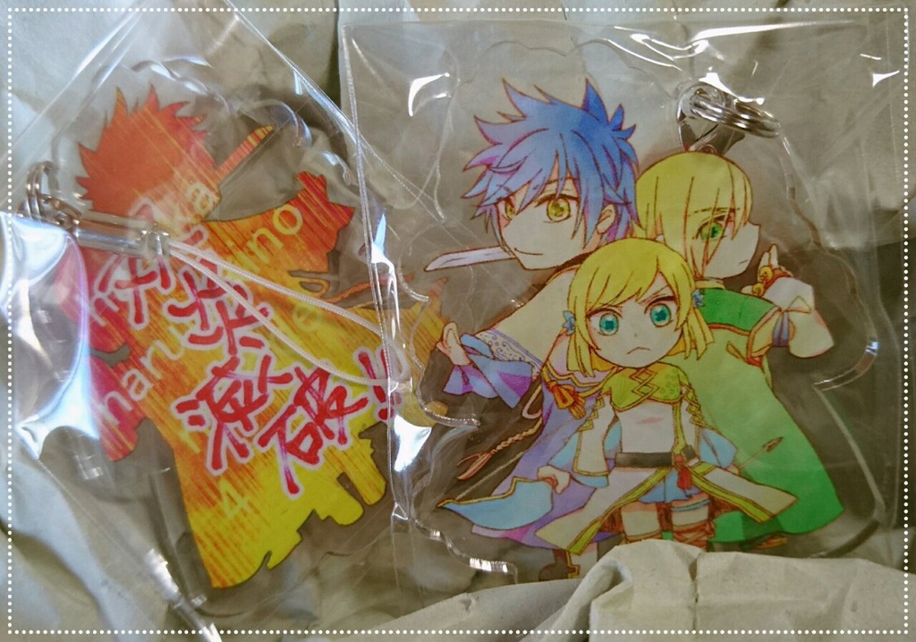 葦原家アクリルストラップ