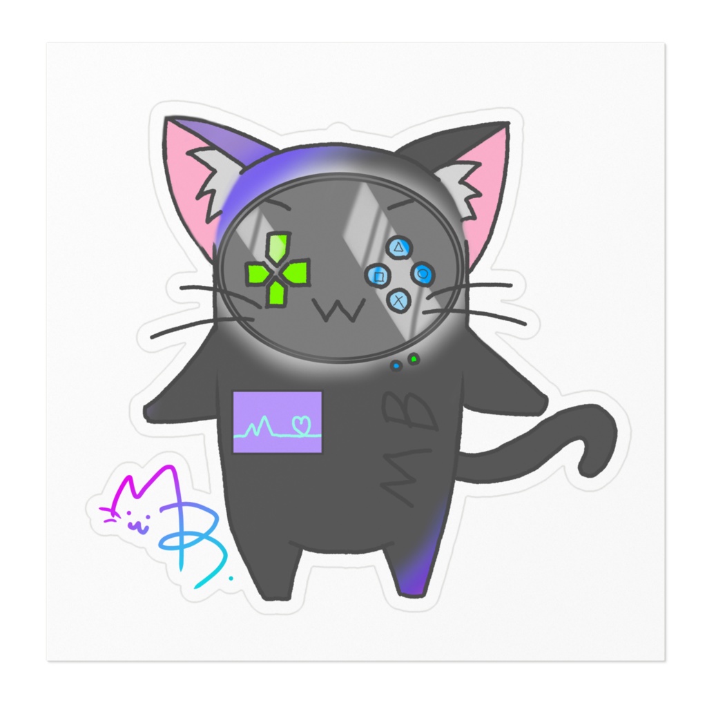 にゃんこMBステッカー