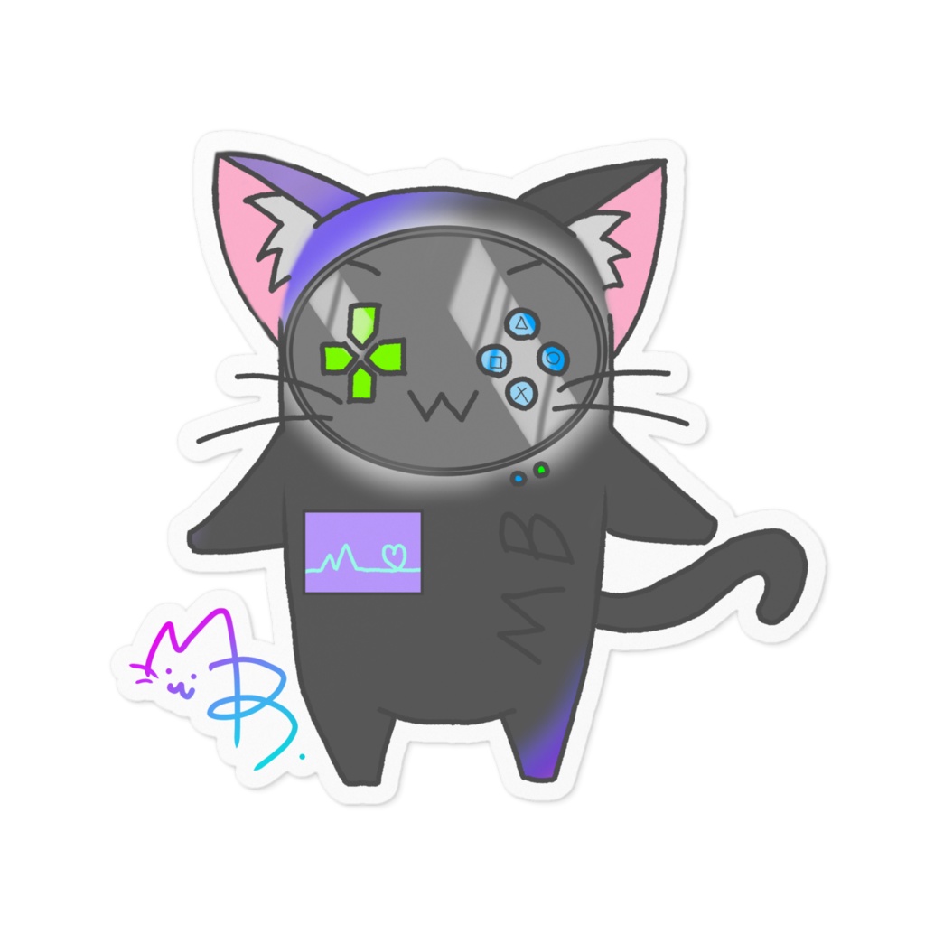 にゃんこMBステッカー