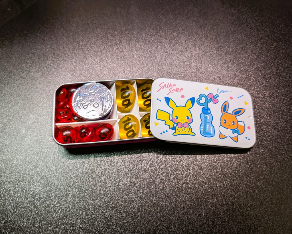 ポケカ プチ缶コレクション用 ダメカン仕切り