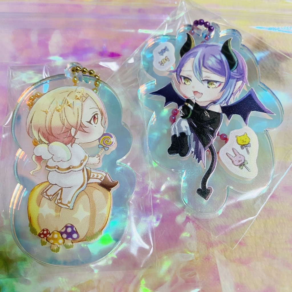 【グッズ】類司オーロラアクキー ２個セット