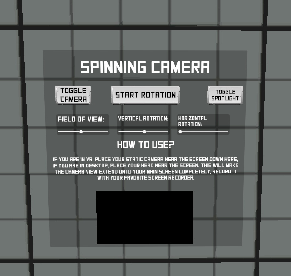 Rotating Camera [VRChat] - Parrot's Conch - BOOTH