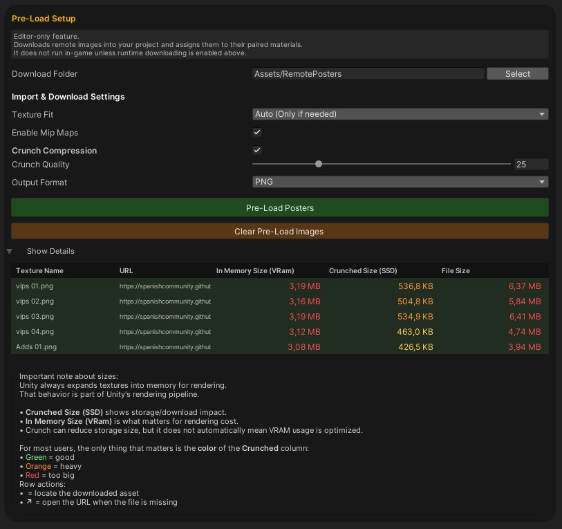 Advanced Remote Posters