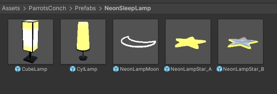 Neon Sleep Lamps