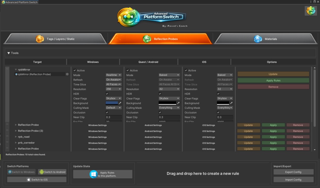 Advance Platform Switch