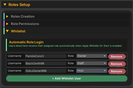 Keypad, Role & Permission System ๐