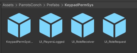 Keypad, Remote Role & Permission System 🔐