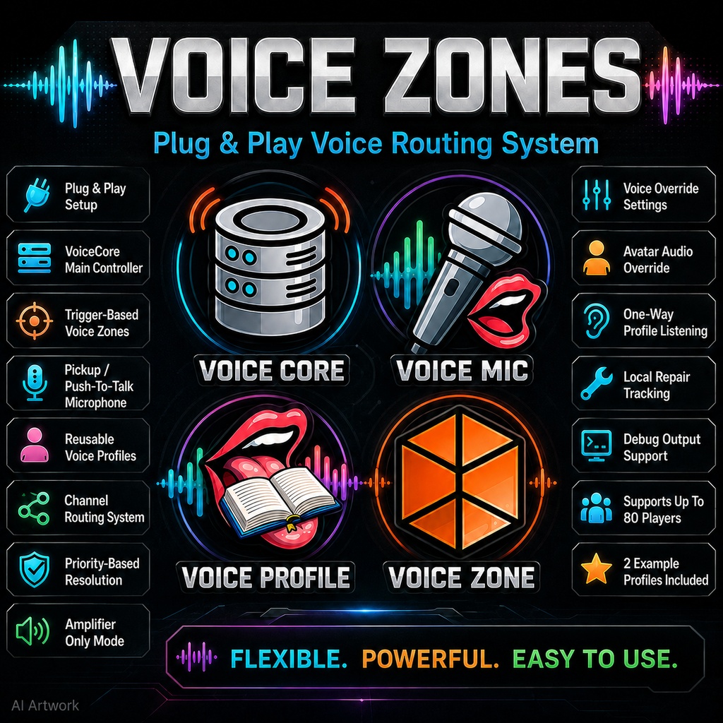 Voice Zones [VRChat Routing Voice System]