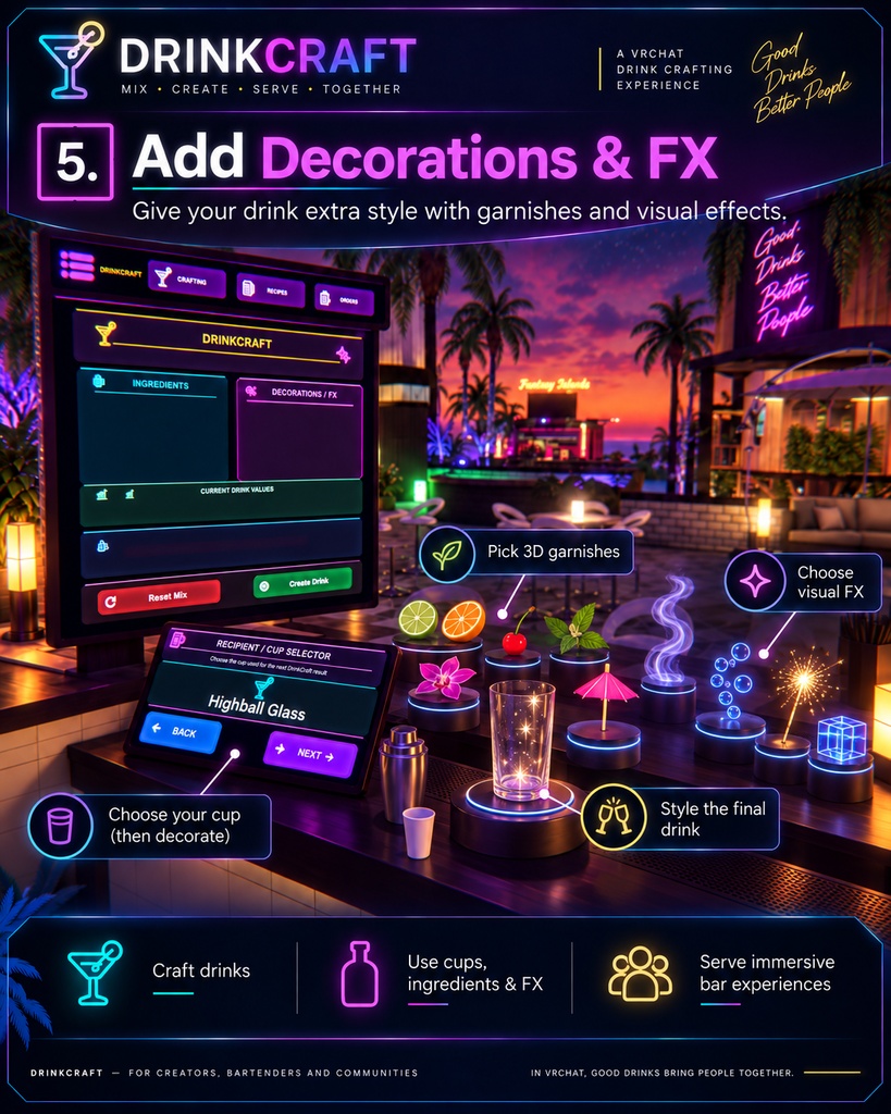 🍸DrinkCraft | Advanced Drink Crafting System✨