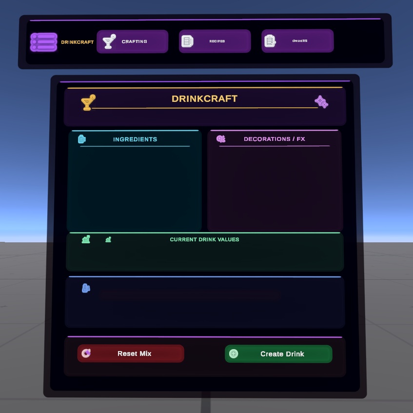 🍸DrinkCraft | Advanced Drink Crafting System✨