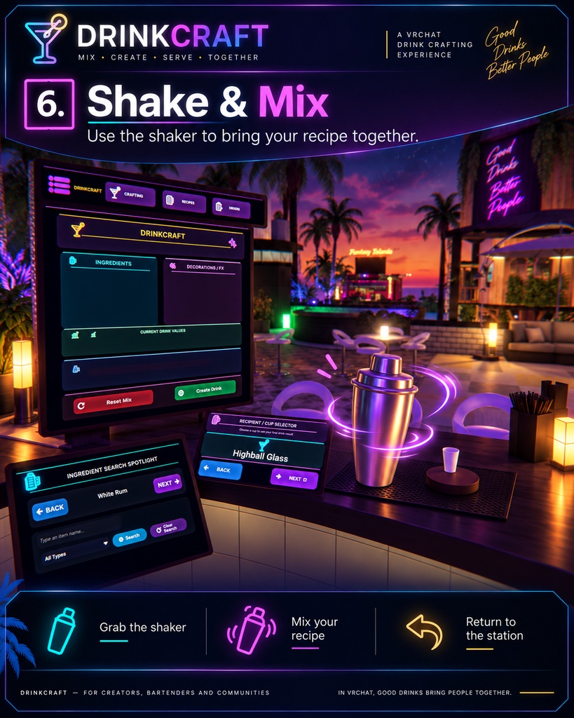 🍸DrinkCraft | Advanced Drink Crafting System✨