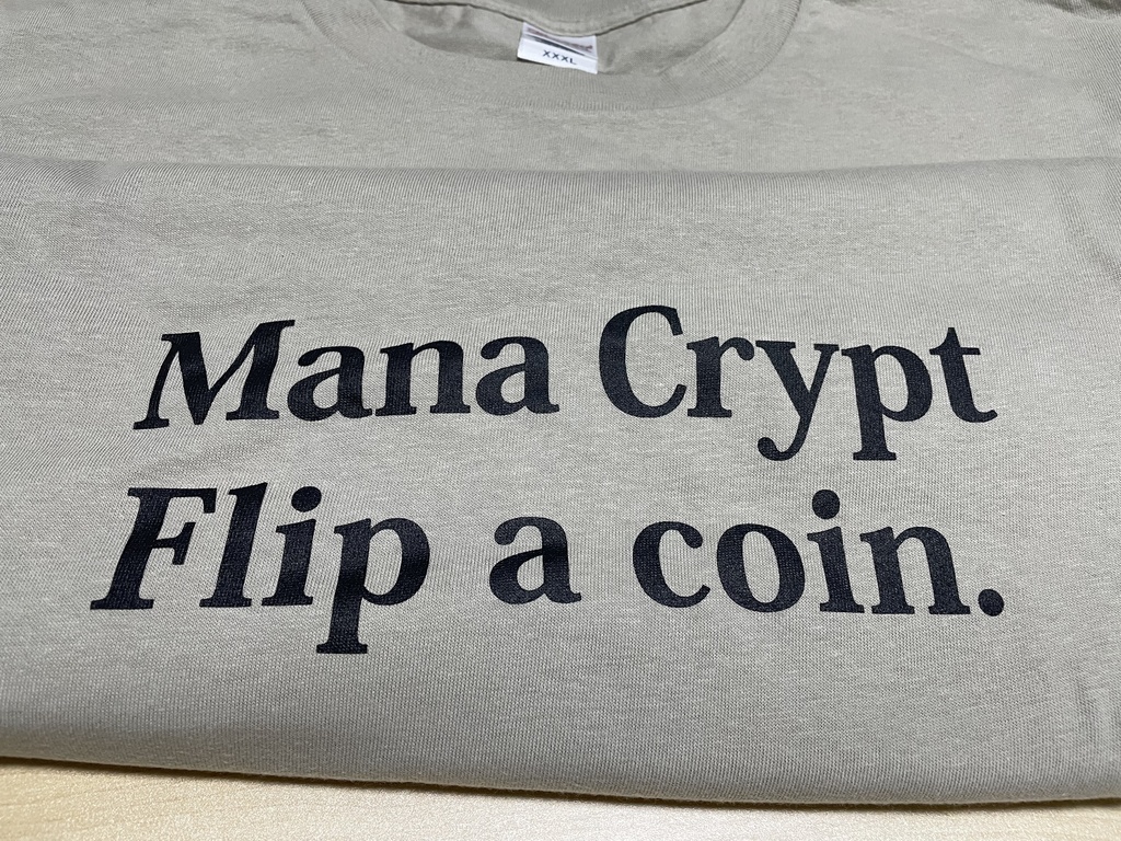マナクリプト Tシャツ