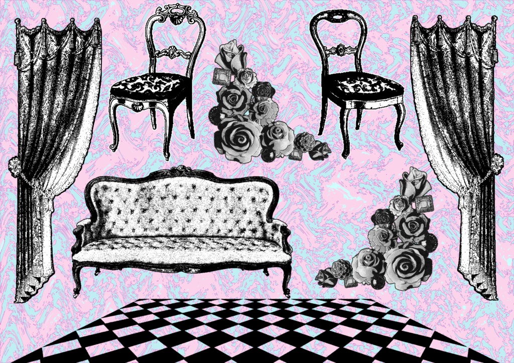 【素材集】ソファ・カーテンセット+おまけ