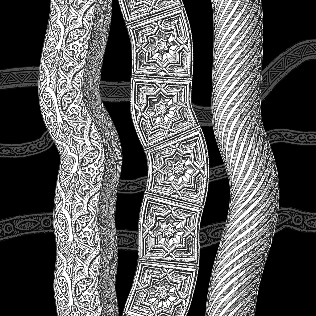 【ブラシセット】過剰装飾ブラシ