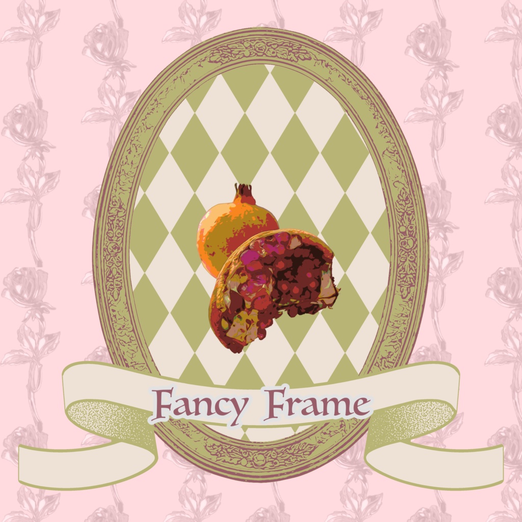 【psdデータ付き素材集】fancy frame