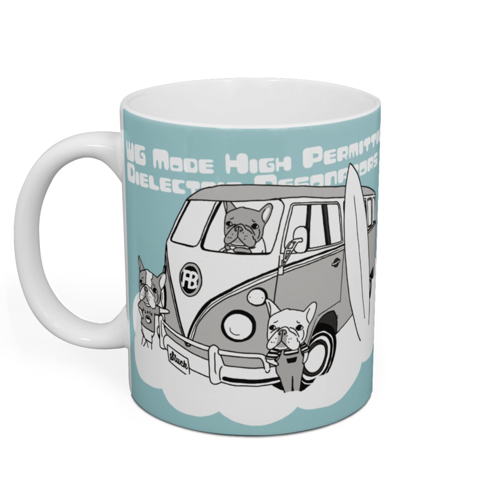 stuck フレンチ ブルドッグ マグカップ