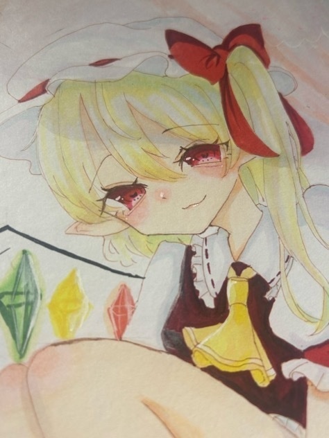 フランドール色紙(中サイズ)
