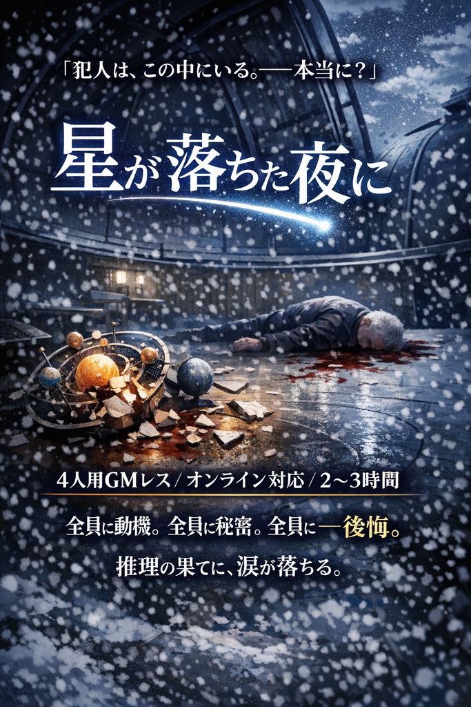 星が落ちた夜に