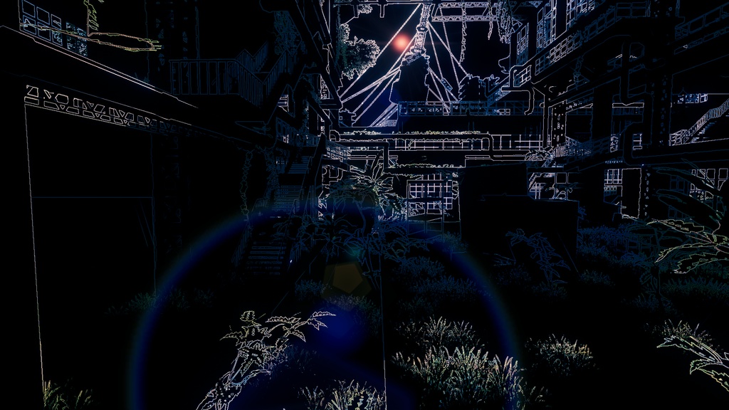 【VRChat】 深度レーダースキャナー / Full-Screen Depth Scanner (5種エフェクト)