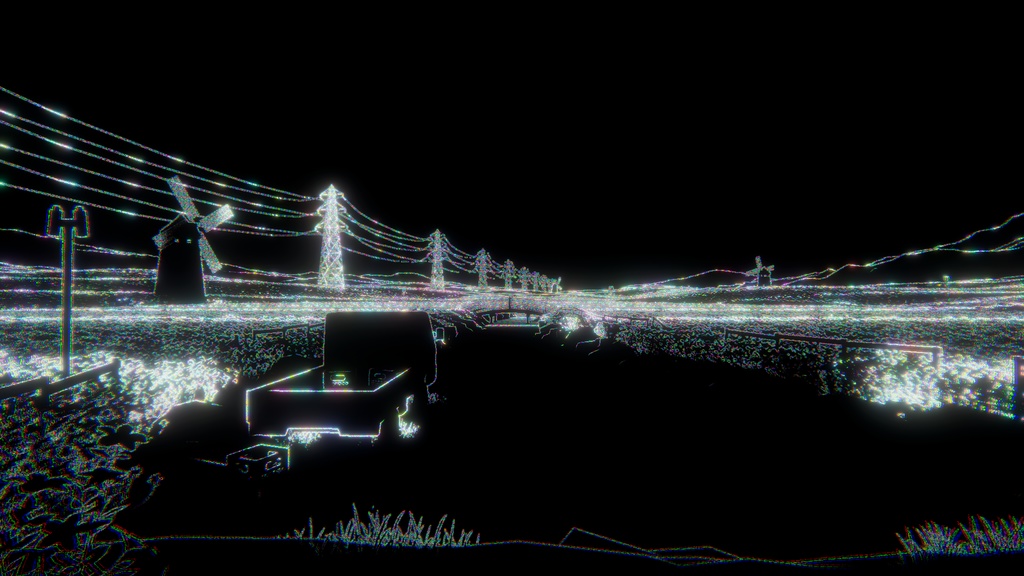 【VRChat】 深度レーダースキャナー / Full-Screen Depth Scanner (5種エフェクト)