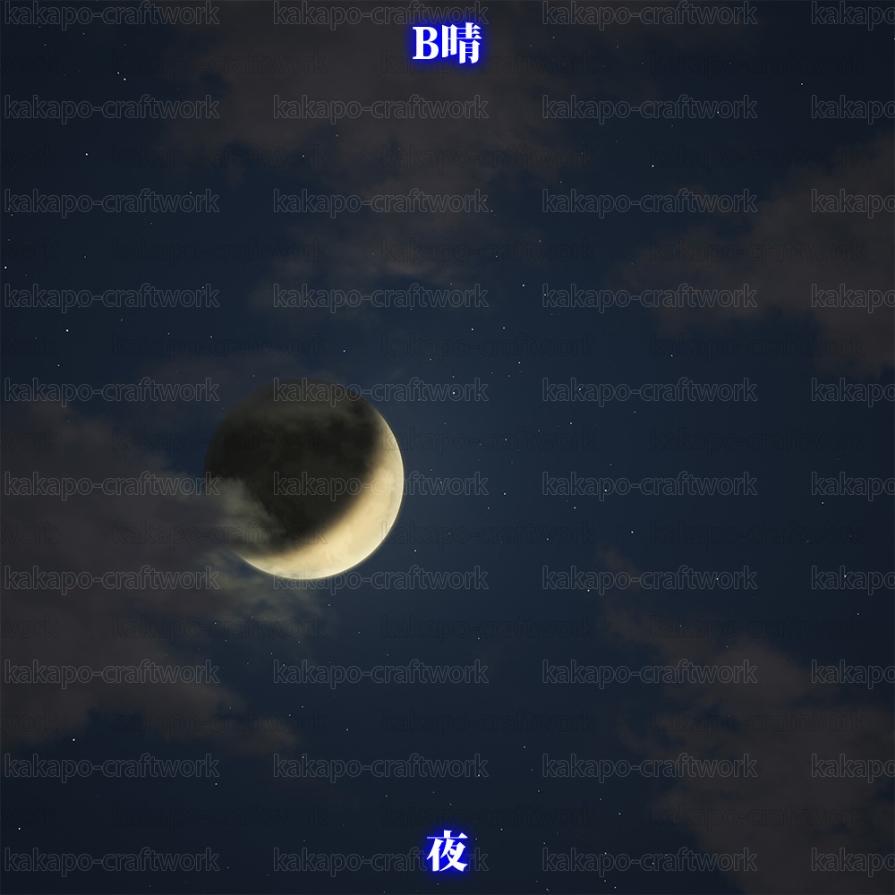 背景素材 見上げる空シリーズ B晴