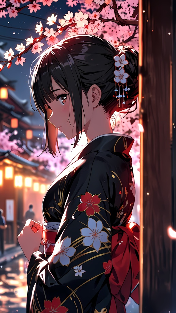 夜桜と夜宵ちゃん