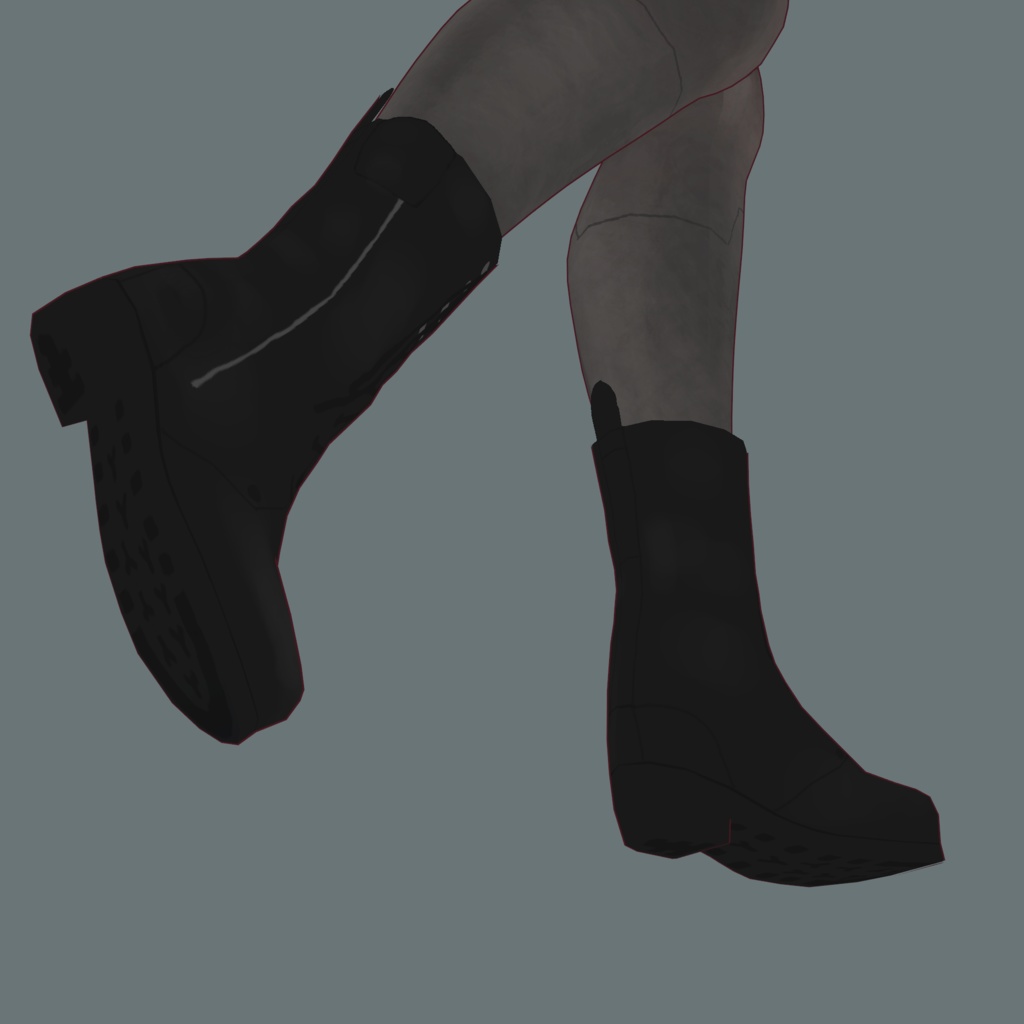 VRoid向け ワークブーツ