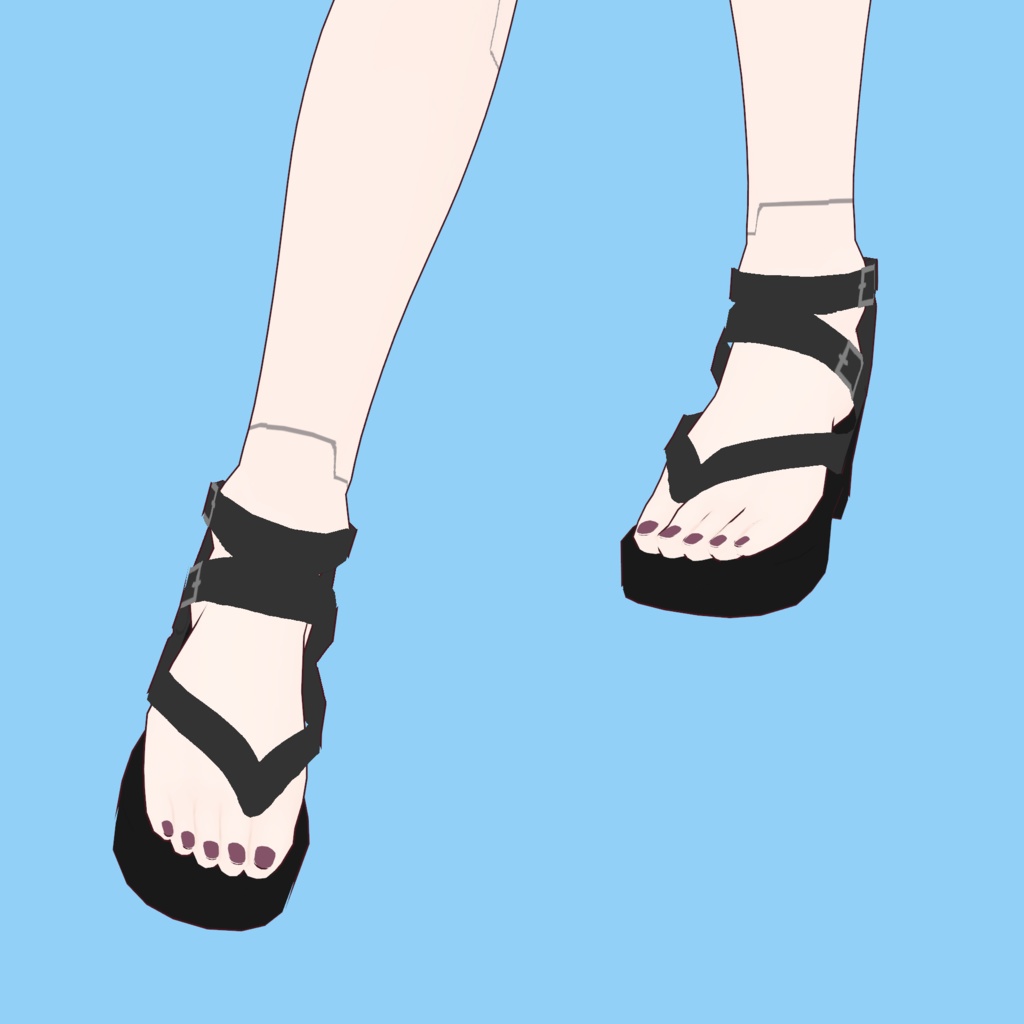 下駄風グラディエーターサンダル