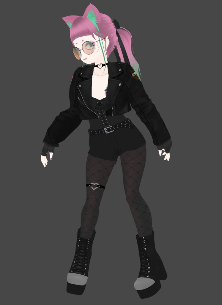 コルセット&ショートパンツセット