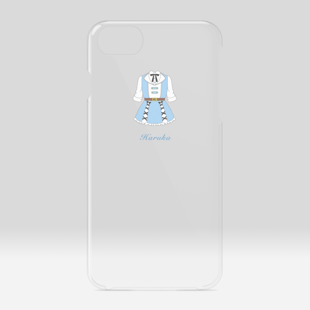衣装モチーフ クリアiPhoneケース(三星遥)