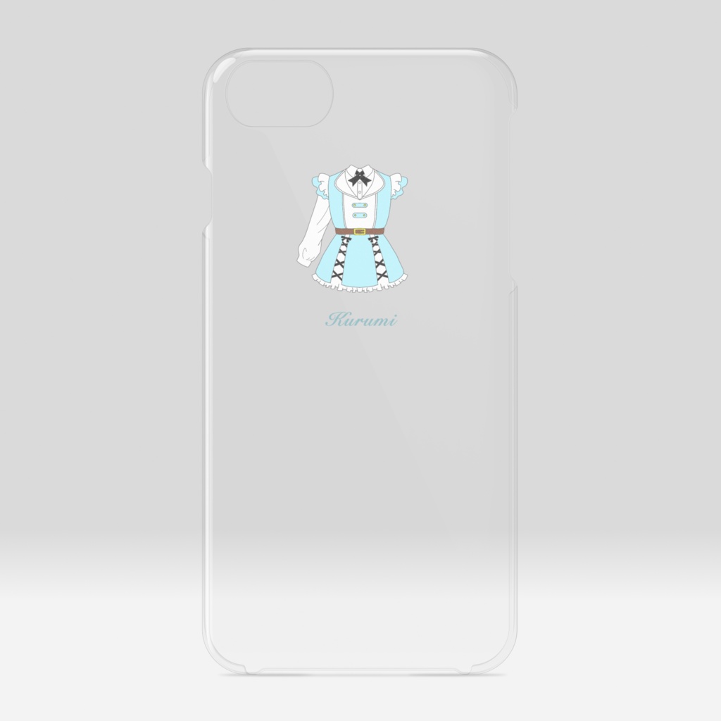 衣装モチーフ　クリアiPhoneケース(相澤胡桃)