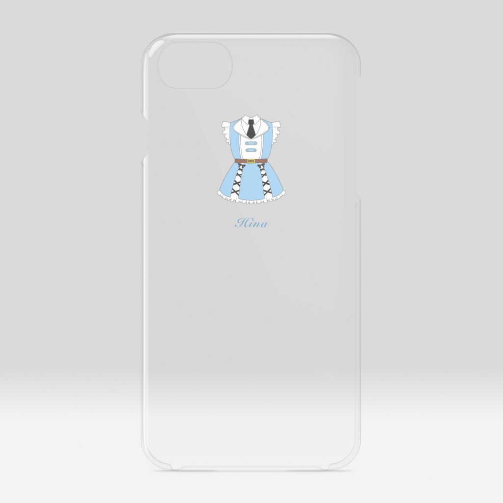 衣装モチーフ　クリアiPhoneケース(明星ひな)