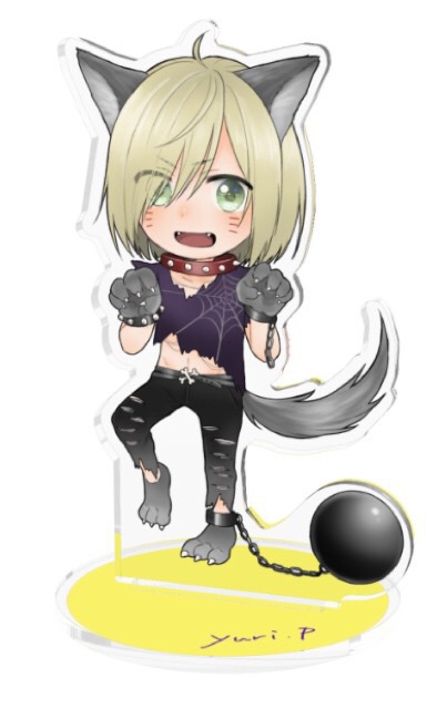 【ユーリ】勇利/ユリオ*ハロウィン風アクリルフィギュア