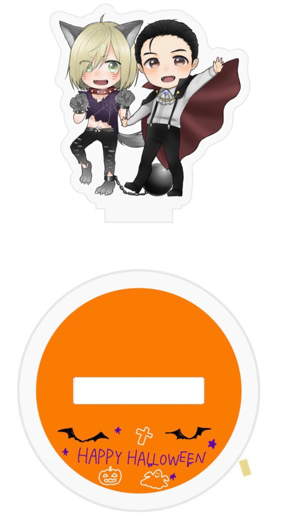 【ユーリ】勇利/ユリオ*ハロウィン風アクリルフィギュア