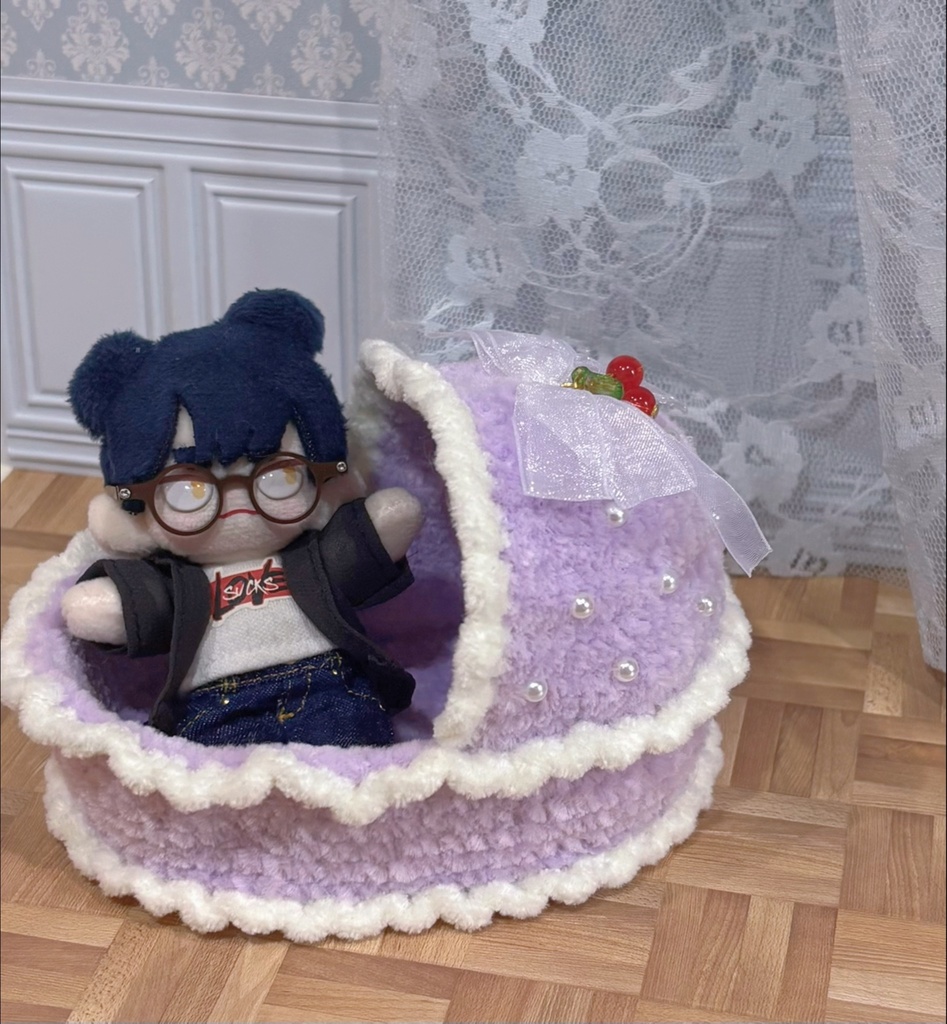 【ぬいドール用】クリームソーダなクーファン