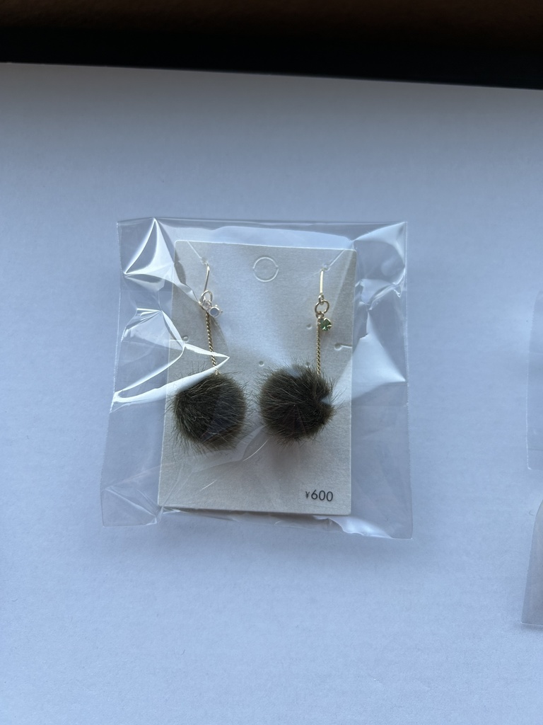 冬素材ピアス(シンプル)②