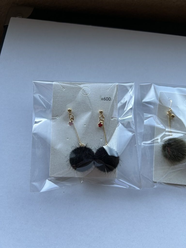 冬素材ピアス(シンプル)②