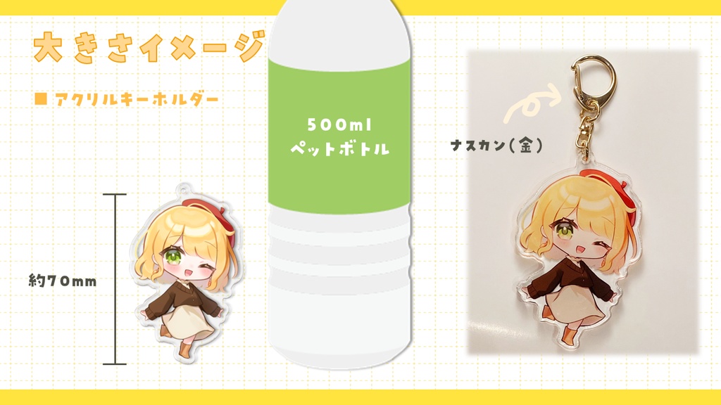 【再販!】とろっぽミニキャラ🍎アクリルキーホルダー
