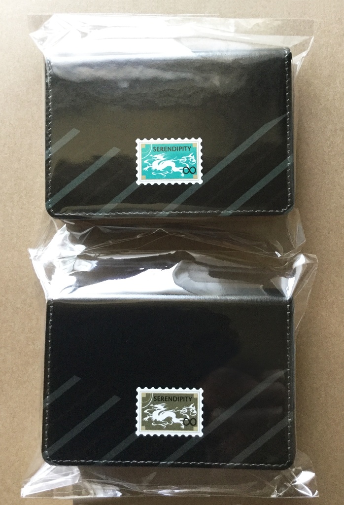 龍の切手 レター風 名刺ケース